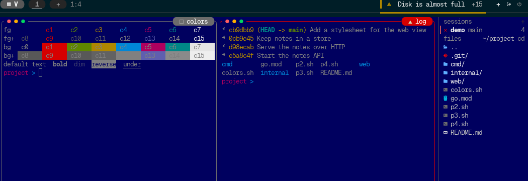 solarized_dark___patched at 256 colours with the first version of the fix: every ground is navy, index 17.