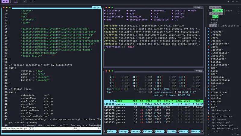 The tuios setup of @Gaurav-Gosain