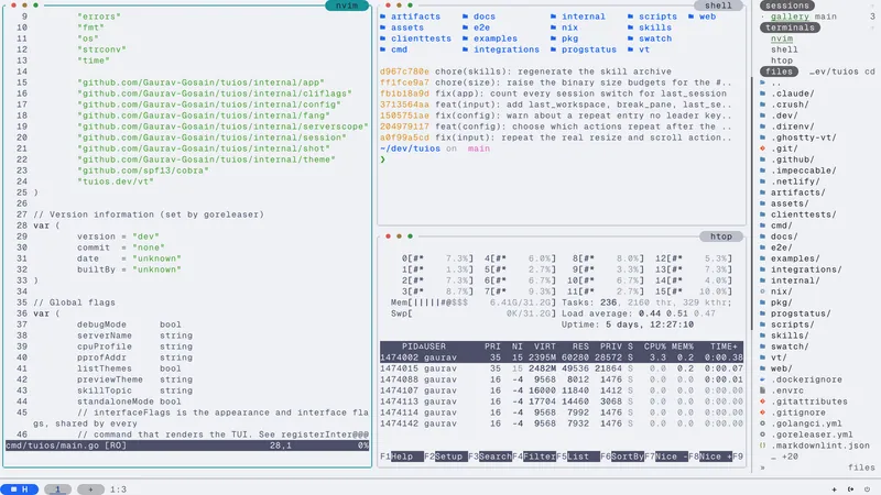 The tuios setup of @Gaurav-Gosain
