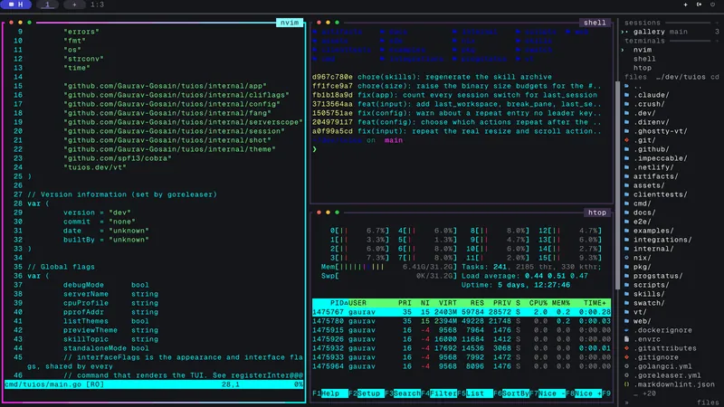 The tuios setup of @Gaurav-Gosain