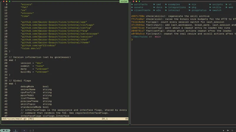 The tuios setup of @Gaurav-Gosain