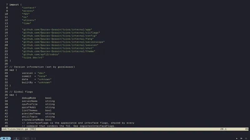The tuios setup of @Gaurav-Gosain